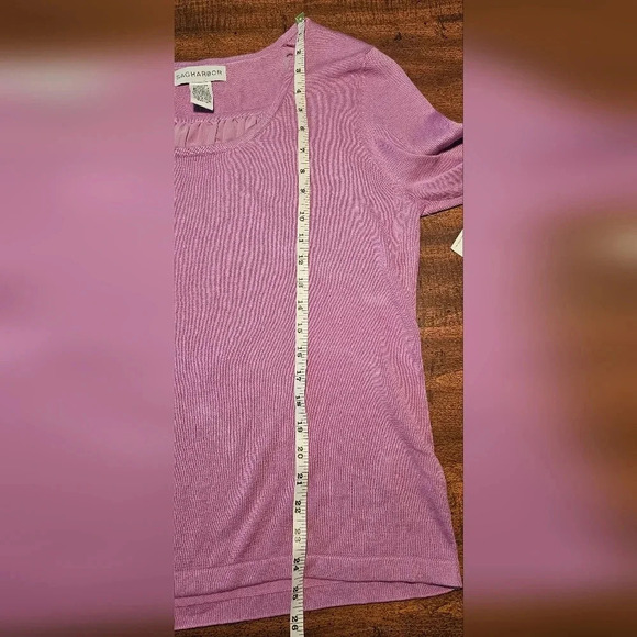 Sag Harbor Missy Violet Light Knit Long Sleeve Sweater Pullover Size Small NWT - Picture 11 of 11